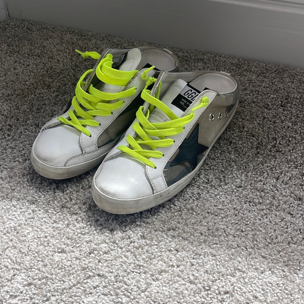 Size 39 Camo Golden goose sabot